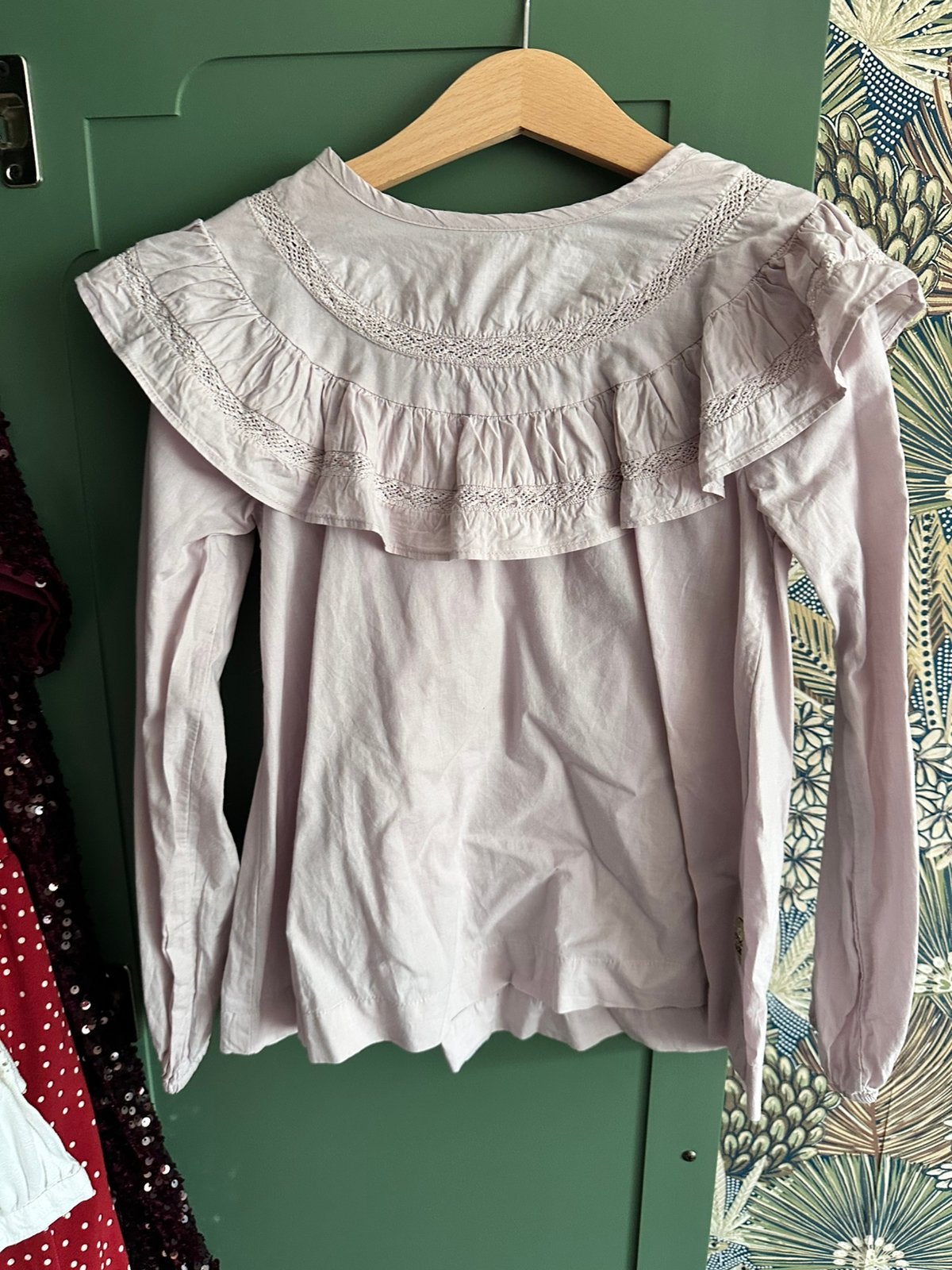 Pomodelux bloesje/licht paars kleur, Ophalen of Verzenden, Zo goed als nieuw, Meisje, Overhemd of Blouse