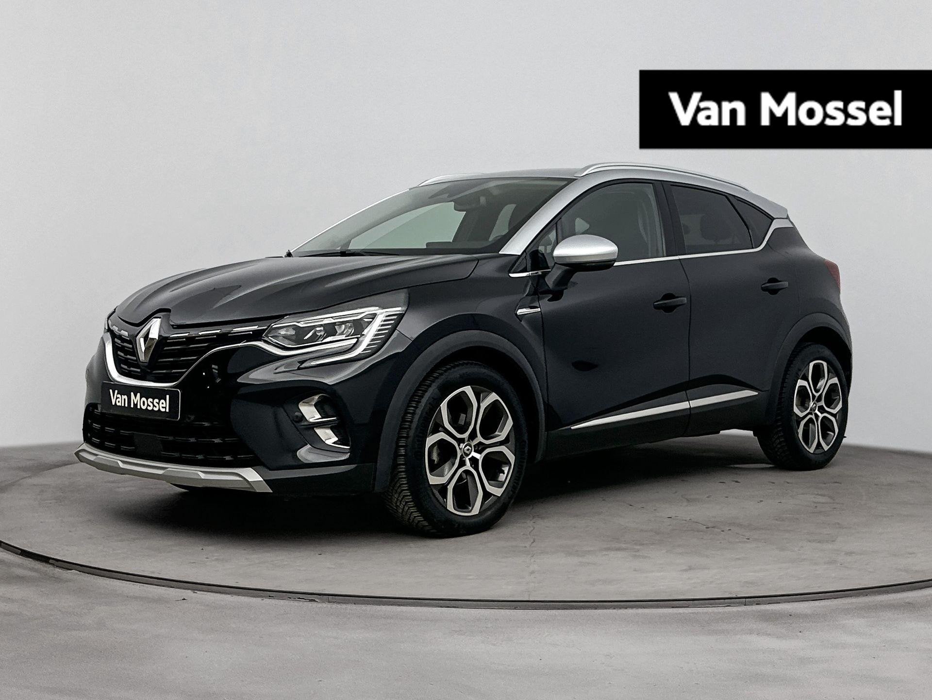 Renault Captur 1.3 TCe 140Pk Intens | Navigatie | Apple & An, Auto's, Gebruikt, 4 cilinders, Leder en Stof, Zwart