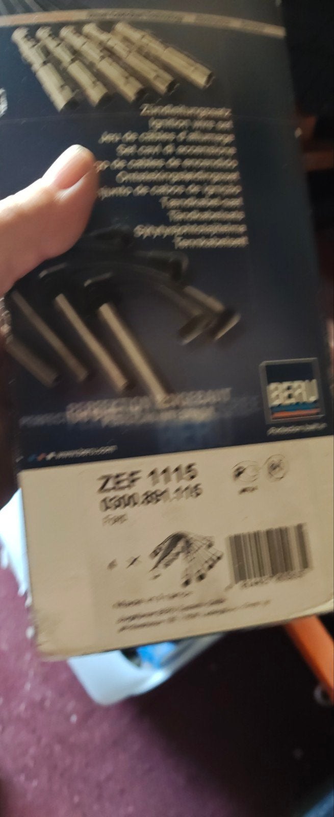 BERU ZEF 1115 Bougiekabels voor Ford, Ophalen of Verzenden, Nieuw, Ford