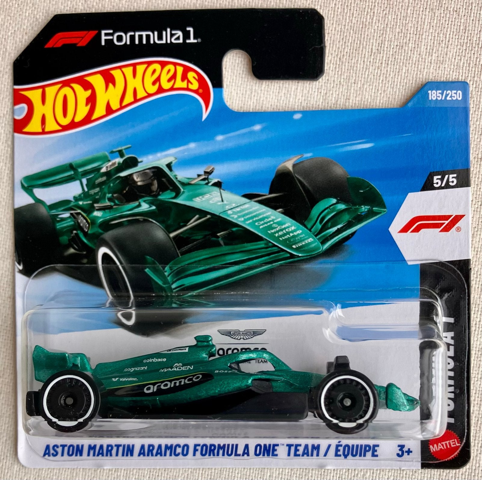 Hot Wheels Aston Martin Aramco Formula One Team Hotwheels F1, Ophalen of Verzenden, Nieuw, Auto