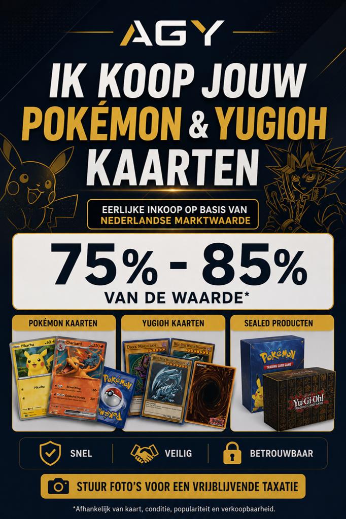 Yu-Gi-Oh! / Pokemon TCG collecties gezocht - Eerlijke inkoop, Ophalen, Nieuw