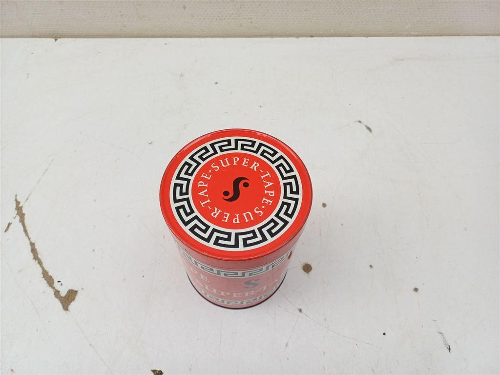 Super-tape bewaarblik 39764, Verzamelen, Blikken, Ophalen of Verzenden, Gebruikt, Koek(jes)