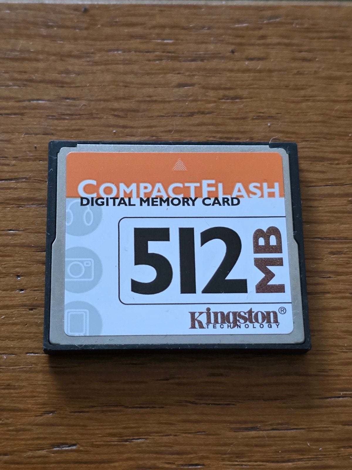Kingston CompactFlash 512 MB Geheugenkaart, Gebruikt, Kingston, Minder dan 2 GB, Ophalen of Verzenden