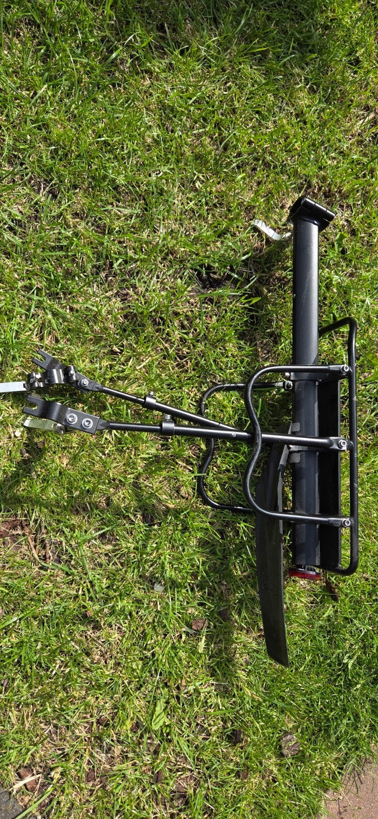 Rockbros Fietsdrager Bagagedrager Zwart, Ophalen of Verzenden, Gebruikt