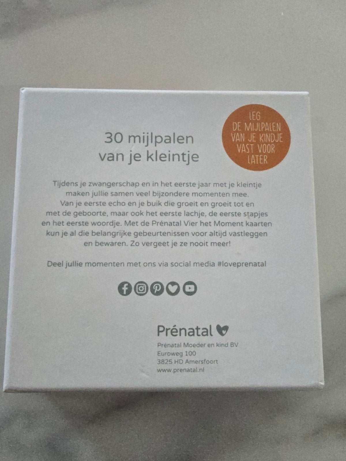 Foto 2 van Prénatal Vier het moment kaarten - mijlpaalkaarten baby