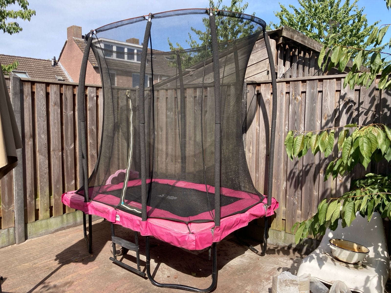 Salta Comfort Edition Trampoline 153x214cm - Roze, Ophalen, Gebruikt
