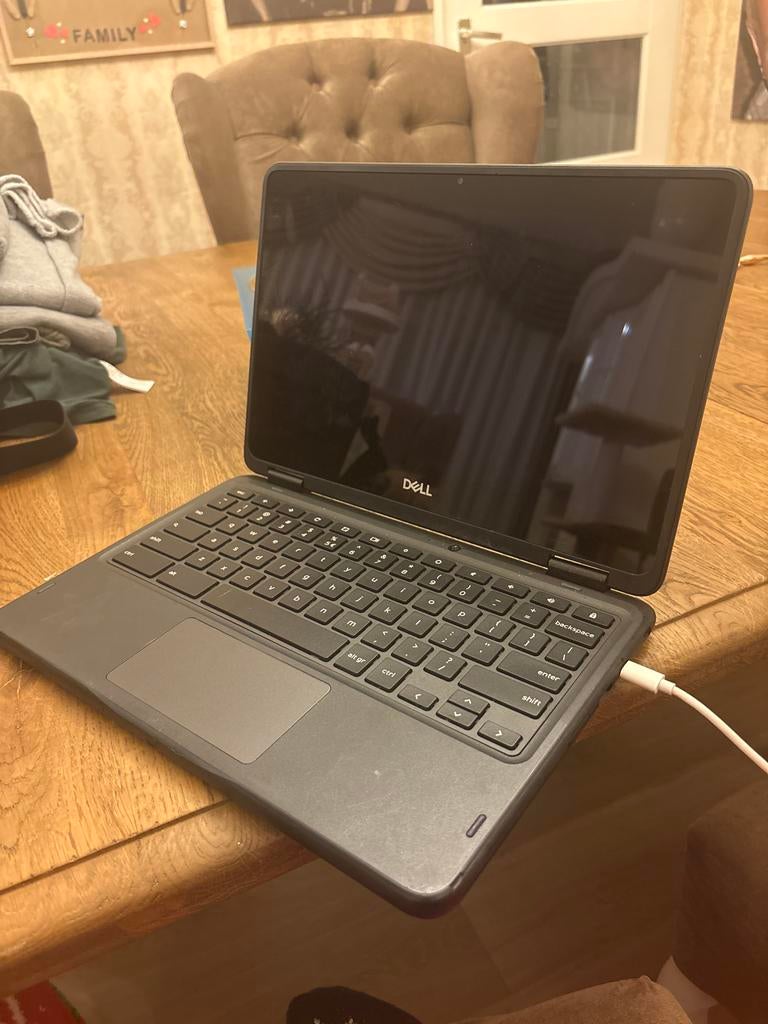 Dell Chromebook 3100 2-in-1, Computers en Software, Chromebooks, Ophalen, Qwerty, 32 GB of minder, 11 inch