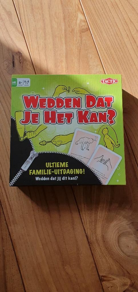 WEDDEN DAT IK HET KAN, Hobby en Vrije tijd, Gezelschapsspellen | Bordspellen, Ophalen, Nieuw