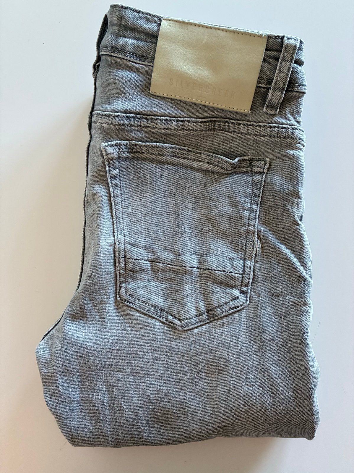 Silvercreek heren jeans grijs W29 L34, Ophalen of Verzenden, Gedragen, Grijs, W32 (confectie 46) of kleiner