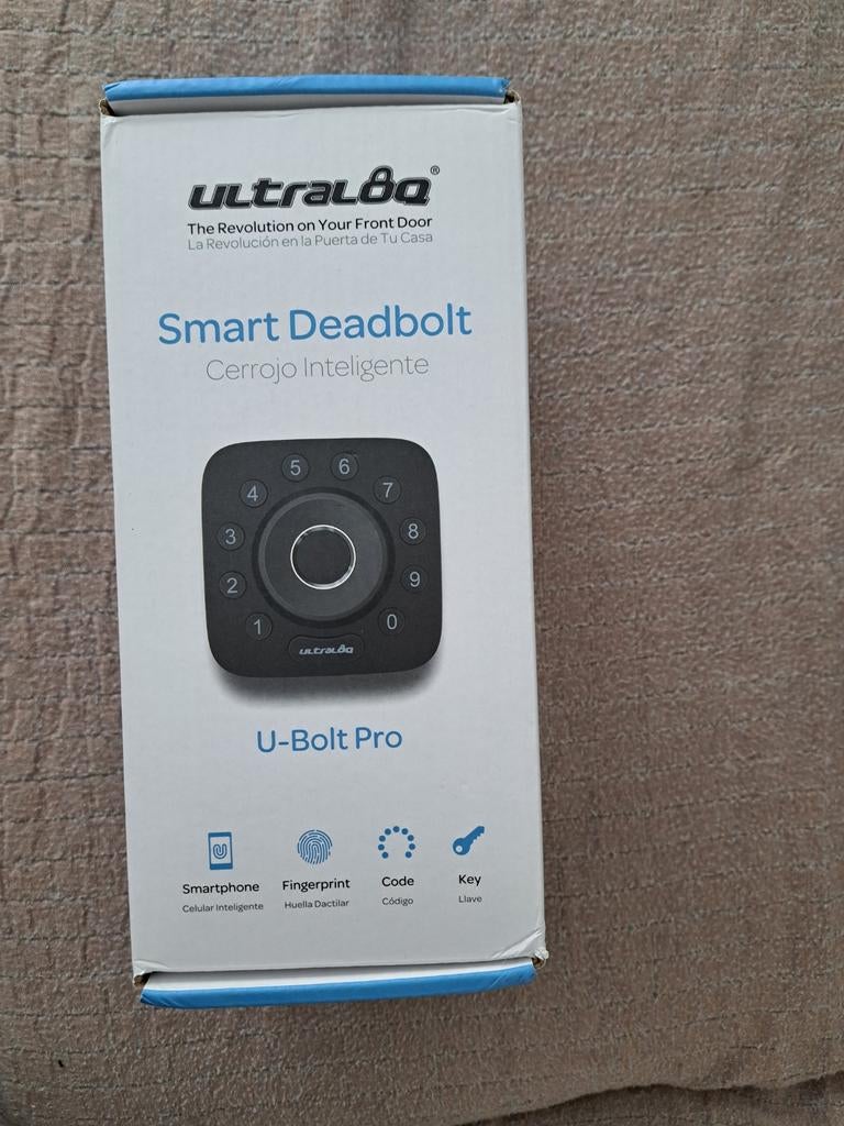 Smart Deurslot U-Bolt Pro - Gloednieuw, Ophalen of Verzenden, Nieuw, Slot