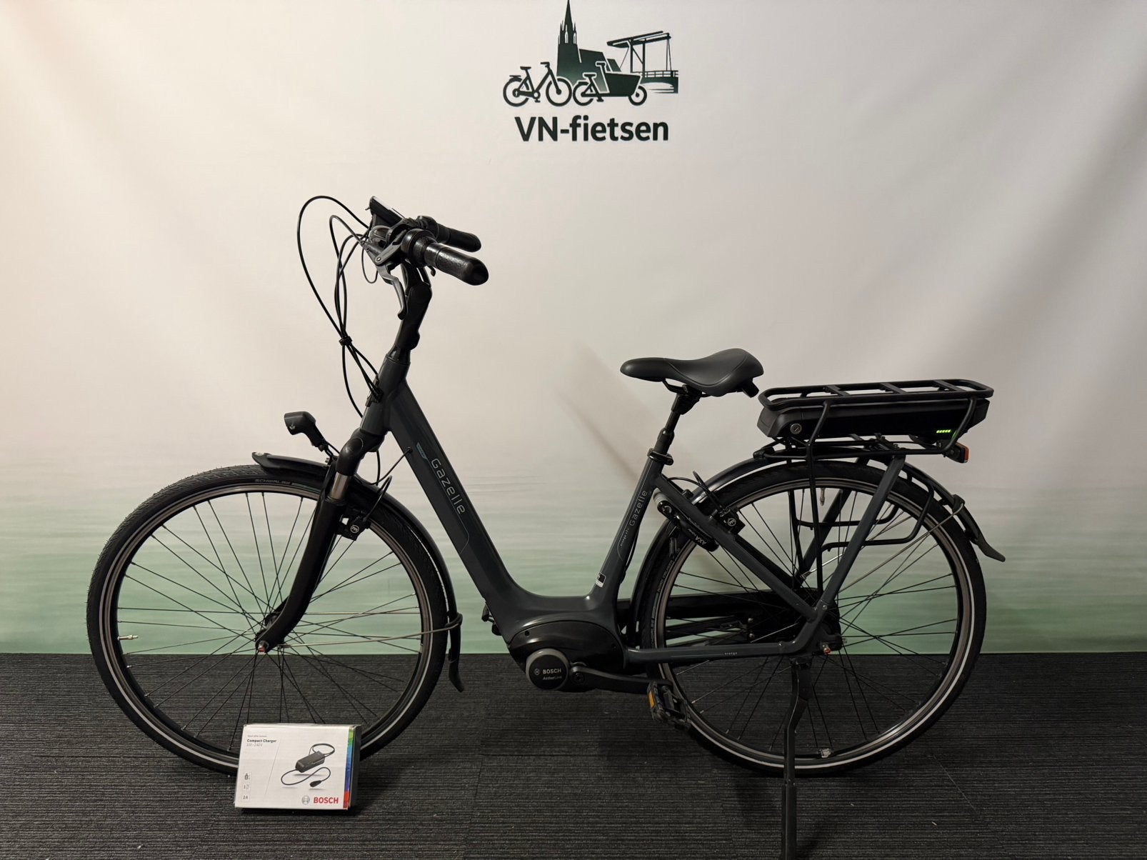 Gazelle Orange C7+ elektrische fiets -BOSCH - 400W- Garantie, Ophalen, Gebruikt, Gazelle, 47 tot 51 cm