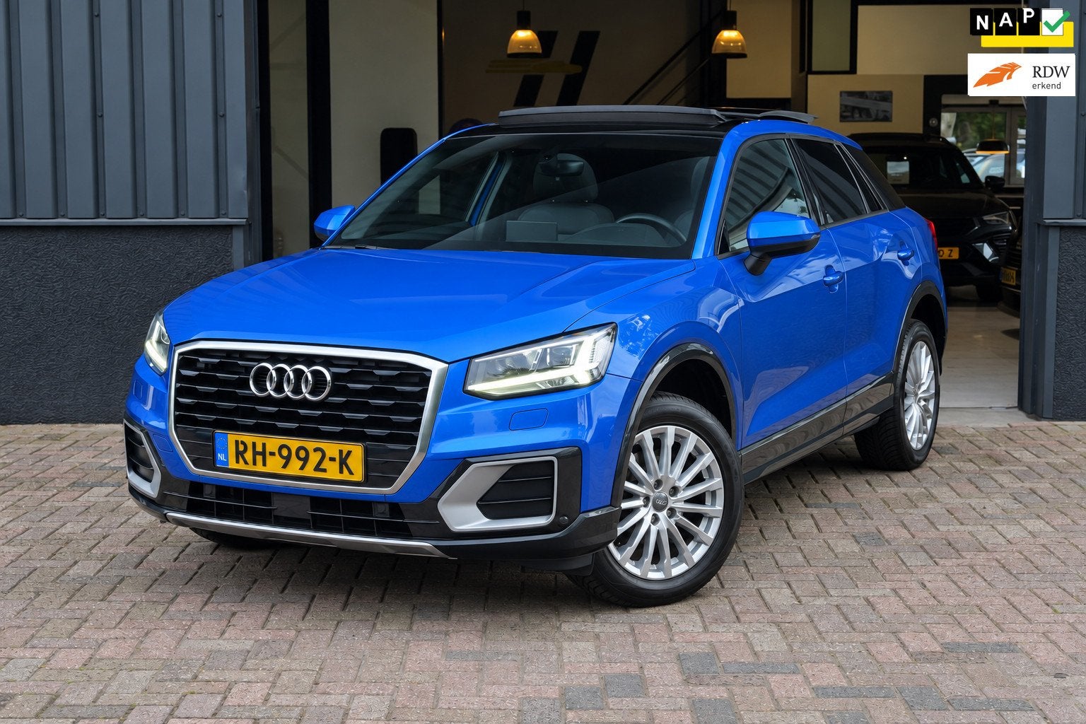 Audi Q2 1.4 TFSI CoD|Origineel NL| Panorama,|DSG|Side-assist, Auto's, Stof, Gebruikt, 4 cilinders, 150 pk