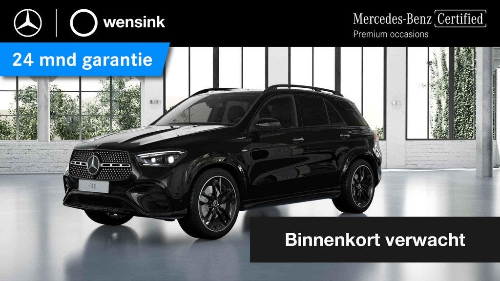 Mercedes-Benz GLE-klasse 350 de 4MATIC AMG Line | Panoramada, Auto's, Automaat, Gebruikt, GLE, Zwart