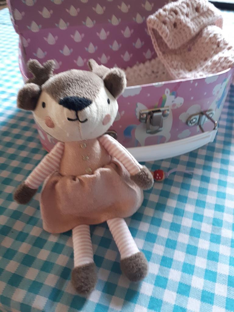 Koffer met knuffeltje van Sass en Belle, Ophalen of Verzenden, Gebruikt