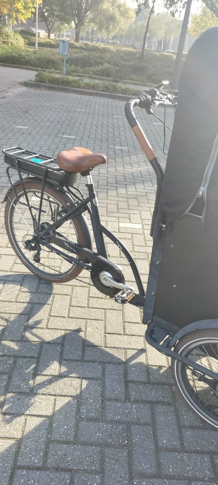 Elektrische bakfiets Troy Bike - Incl. extra accu en slot, Ophalen, Zo goed als nieuw, Overige merken
