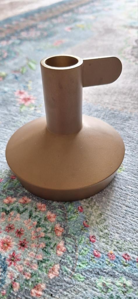 Normann Copenhagen Heima Kandelaar Goud - Jonas Wagell, Ophalen of Verzenden, Zo goed als nieuw, Kandelaar, Minder dan 25 cm