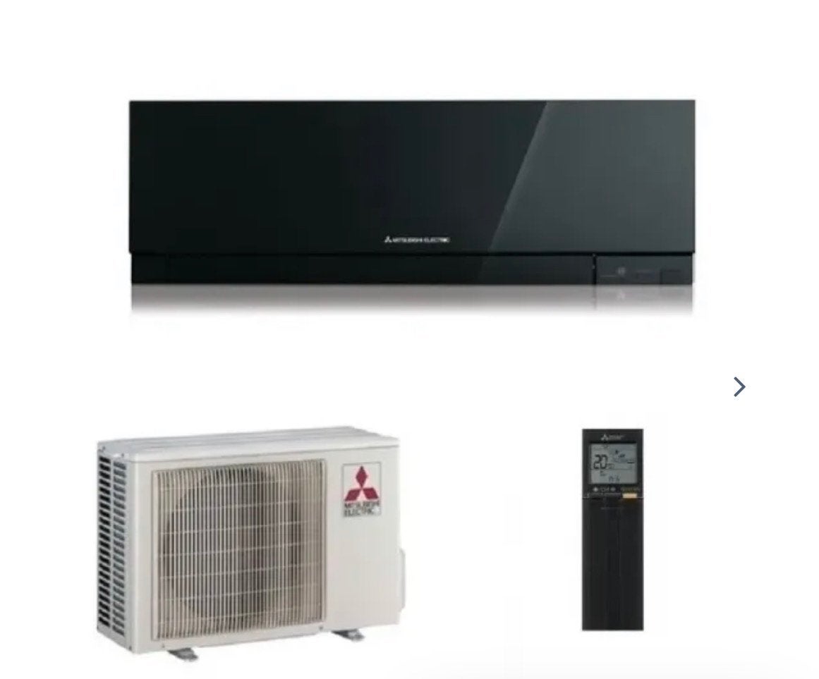 Mitsubishi electric airco split unit, 3 snelheden of meer, Ophalen of Verzenden, Zo goed als nieuw, 100 m³ of groter