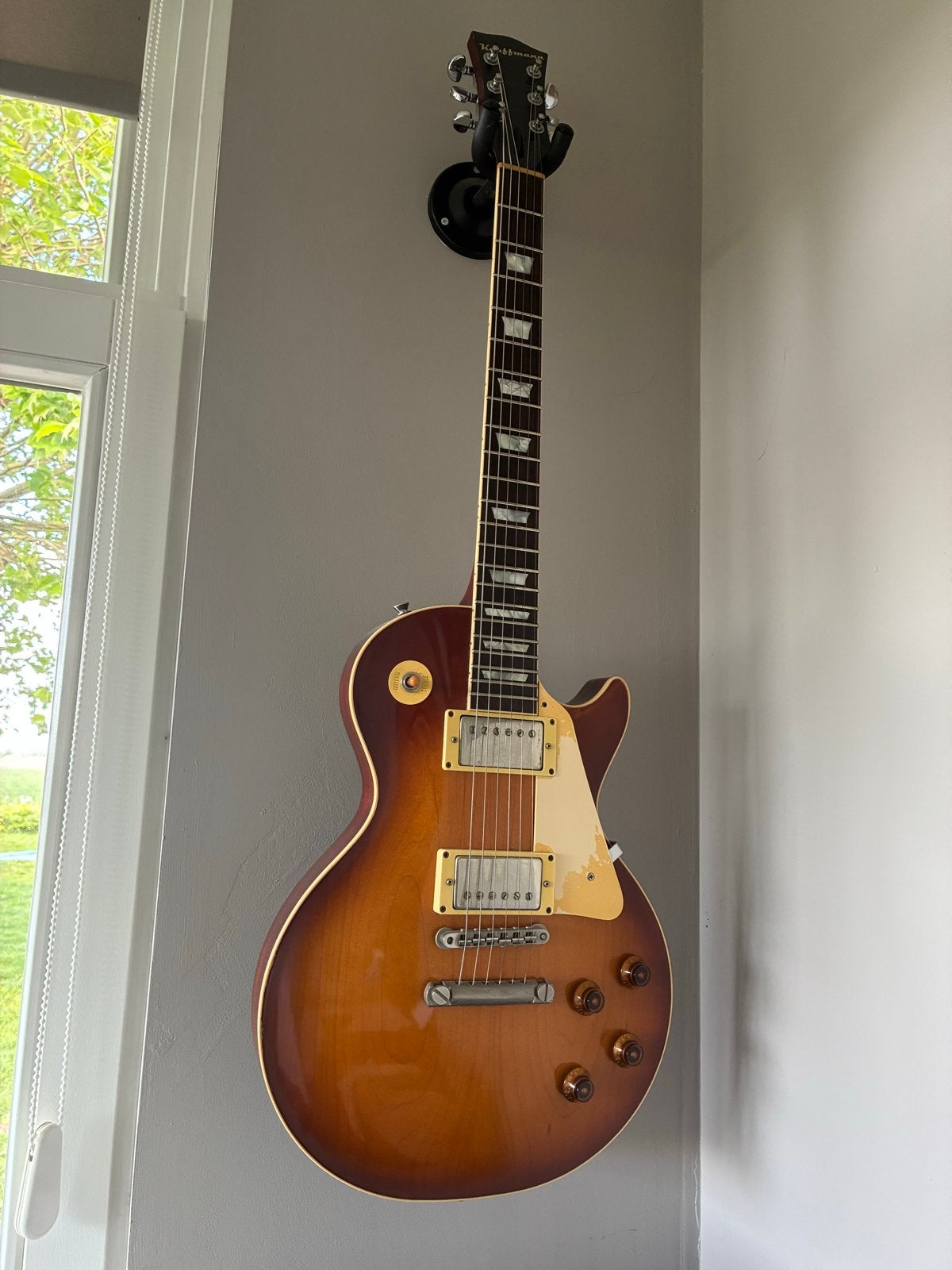 Kauffmann '60 Single Cut Bourbon Aged + gratis VOX amp, Ophalen, Gebruikt, Solid body, Overige merken