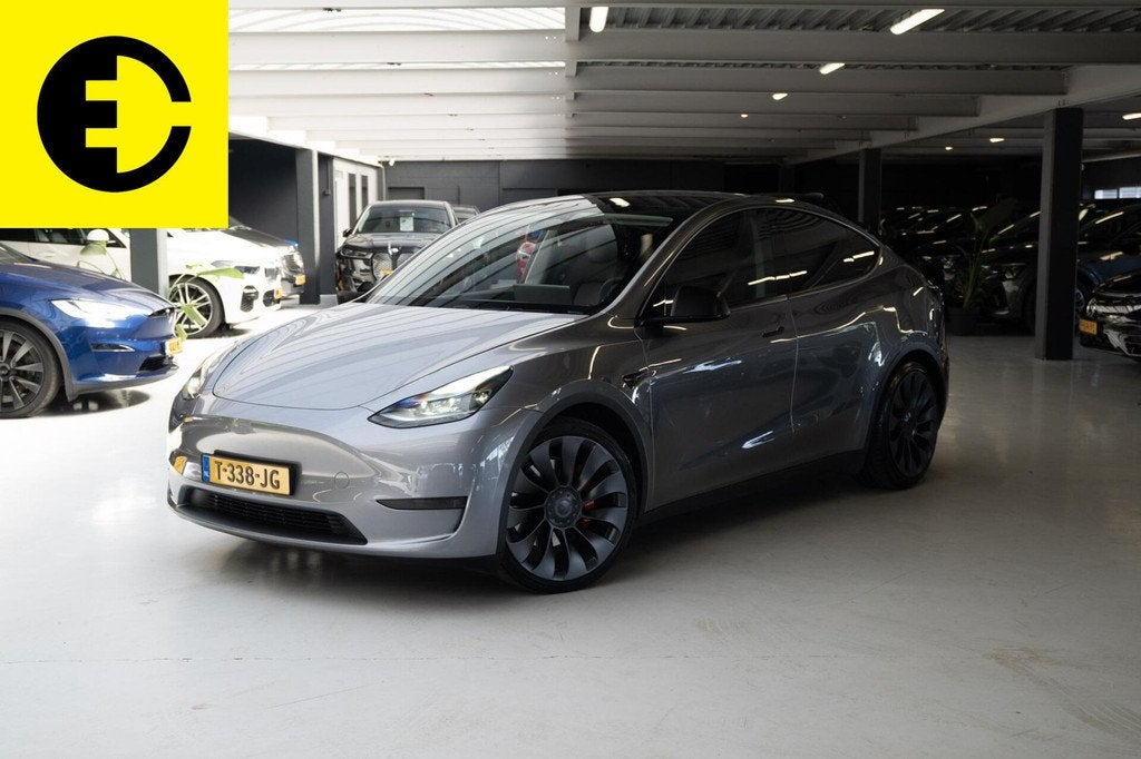 Tesla Model Y Performance AWD 75 kWh |SOH 93% | 250KW snella, Gebruikt, Zwart, 462 pk, 1972 kg