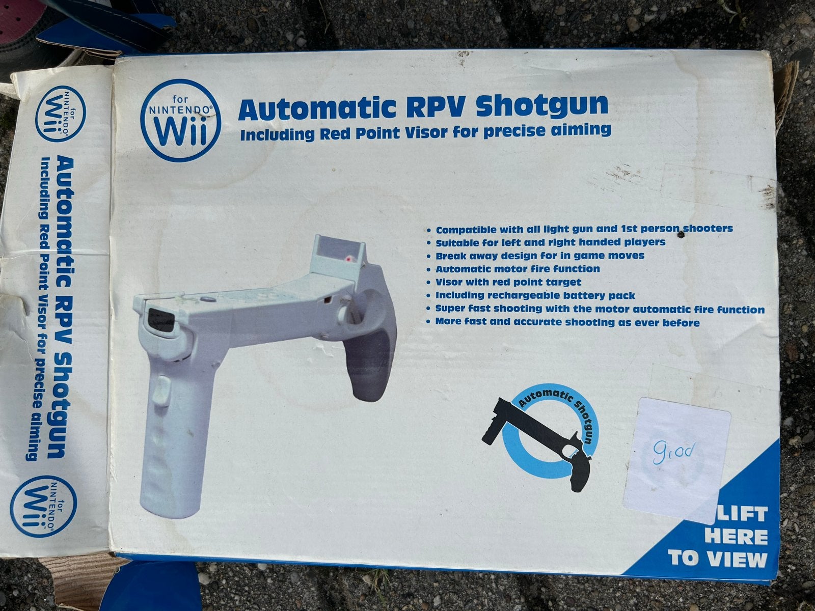 Nintendo Wii Automatic RPV Shotgun met Red Point Visor, Ophalen of Verzenden, Zo goed als nieuw, Wii, Pistool