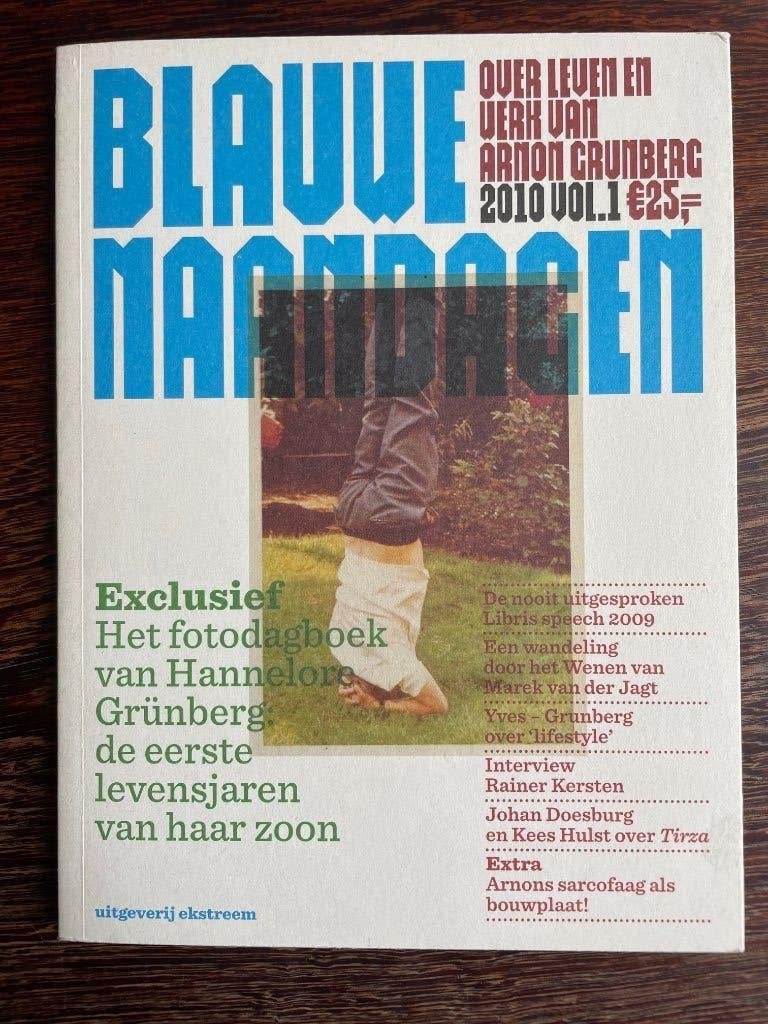 Blauwe maandagen over leven en werk van Arnon Grunberg, Ophalen of Verzenden, Zo goed als nieuw