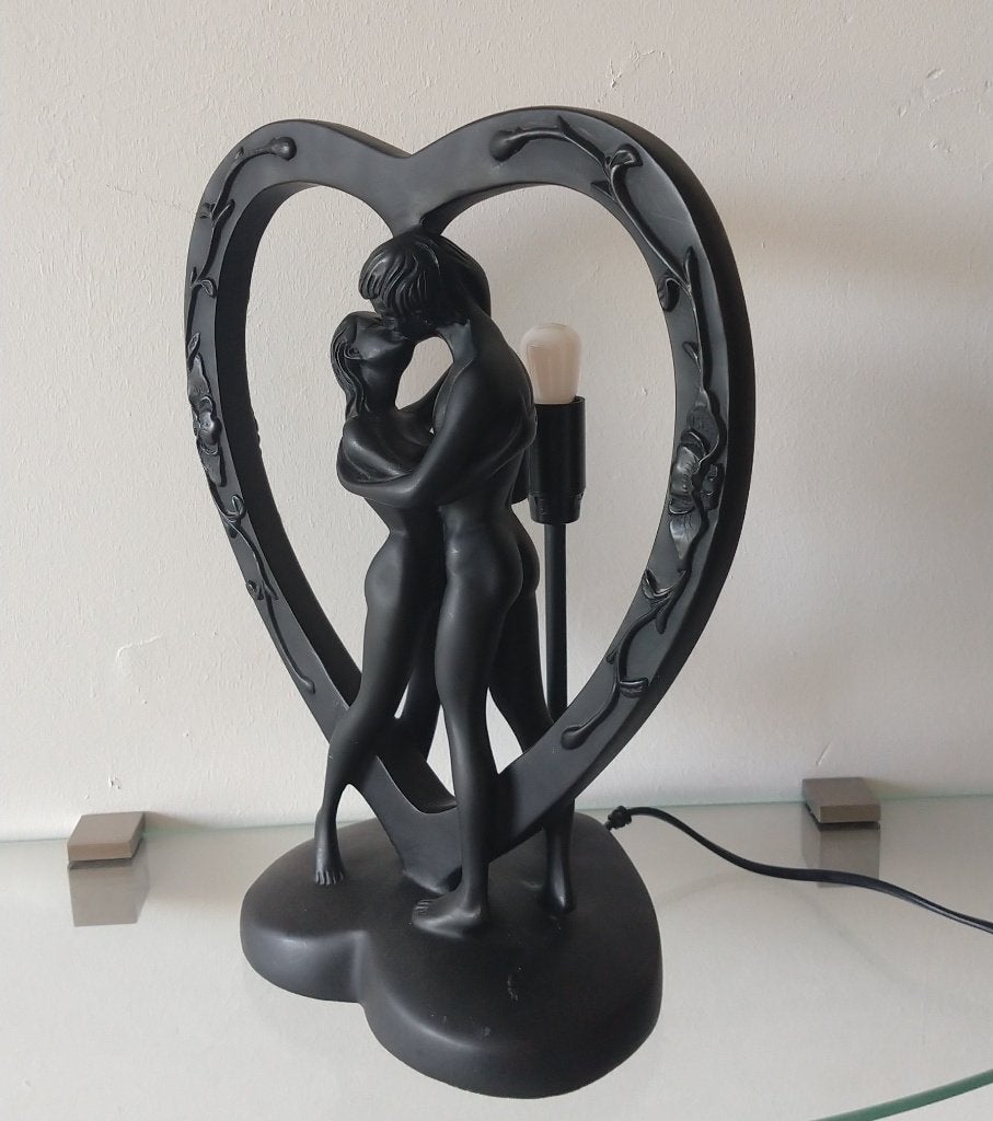 tafellamp/loverslamp volgnr 28, Huis en Inrichting, Lampen | Tafellampen, Kunststof, Met schakelaar, Overige stijlen, 35 cm