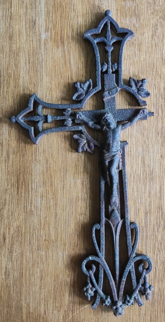 Grafkruis met Jezus, Ophalen of Verzenden