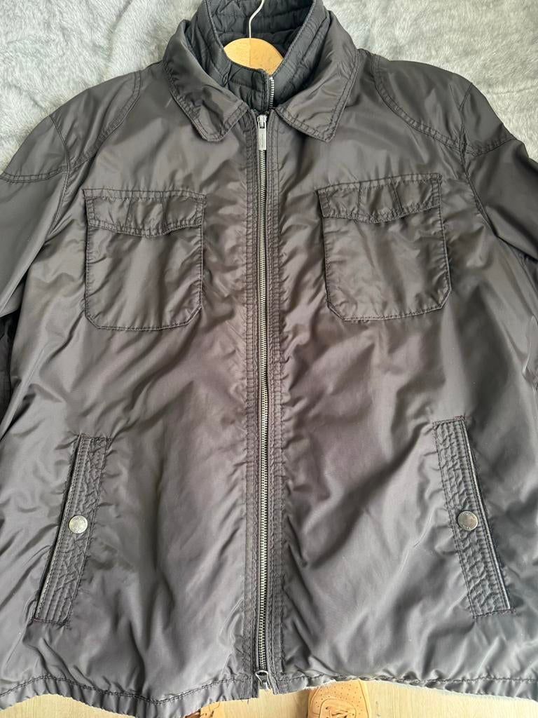 Massimo Dutti jas met bodywarmer, donkerbruin, maat L, Ophalen of Verzenden, Zo goed als nieuw, Maat 52/54 (L), Bruin