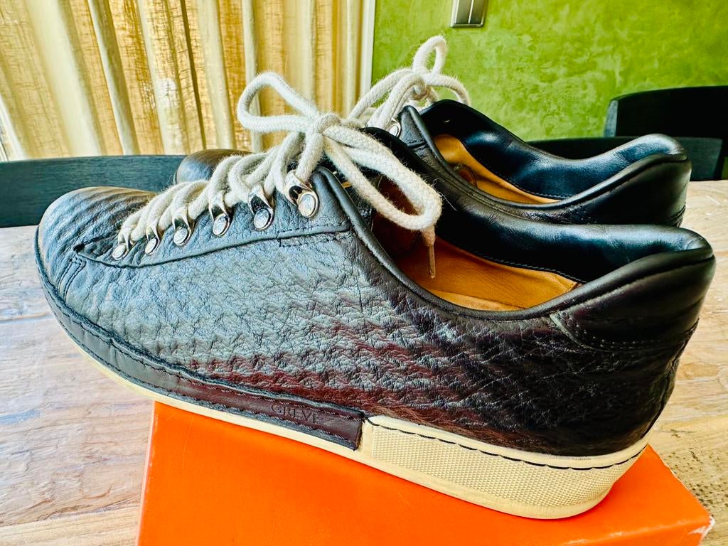 Greve 1898 luxe leren sneakers maat 42, Zwart, Nieuw, Greve 1898, Ophalen of Verzenden