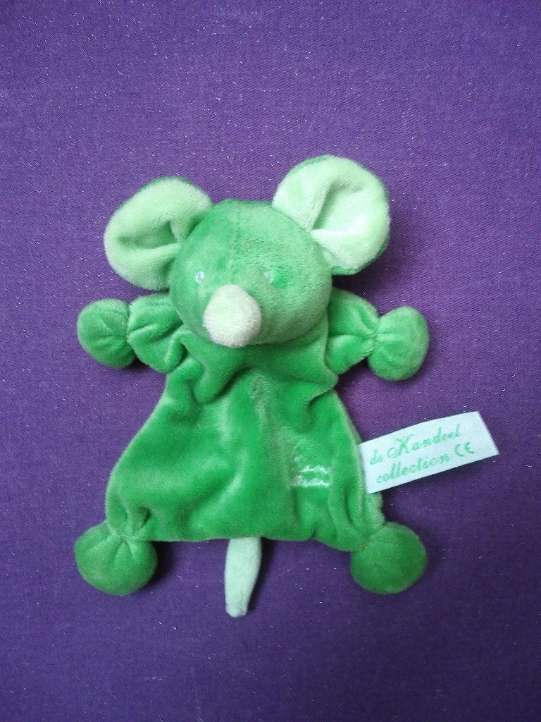 DE KANDEEL Knuffeldoekje MUIS. GROEN **Nieuw**, Muis, Groen, Nieuw, Ophalen of Verzenden