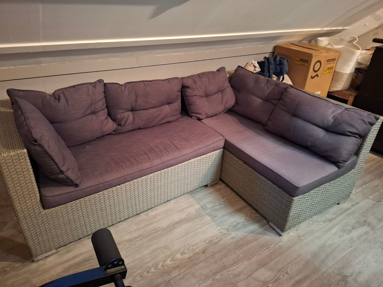 loungebank, Ophalen of Verzenden, Gebruikt, Kunststof
