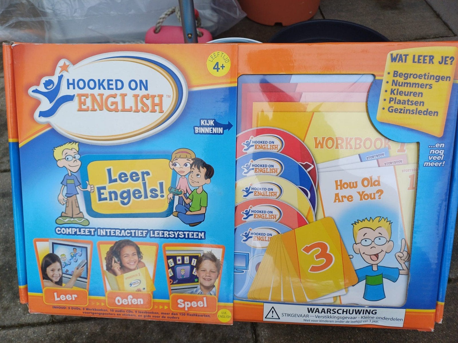 Hooked on English - Leer Engels! (4+ jaar), Ophalen of Verzenden, Zo goed als nieuw, Non-fictie