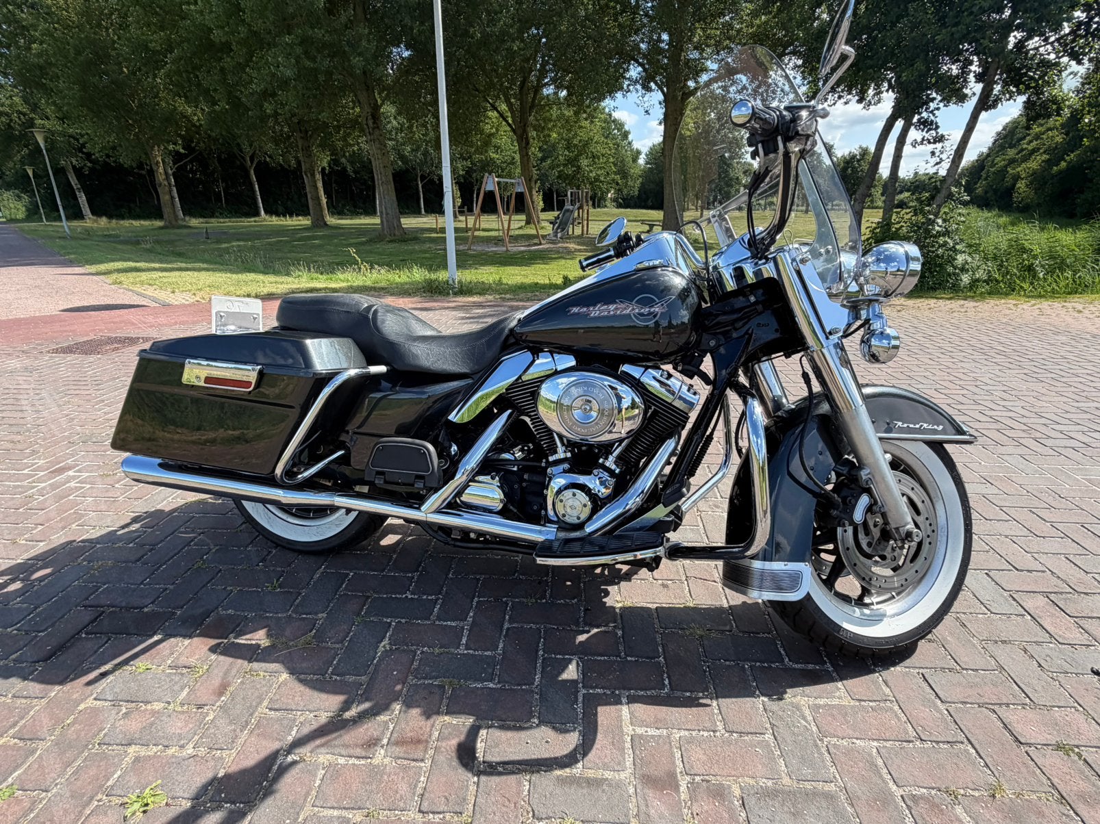 Harley-Davidson Road King FLHRI Smoke, Motoren, Motoren | Harley-Davidson, 2 cilinders, Sportuitlaat, Motorrijbewijs A, Gebruikt