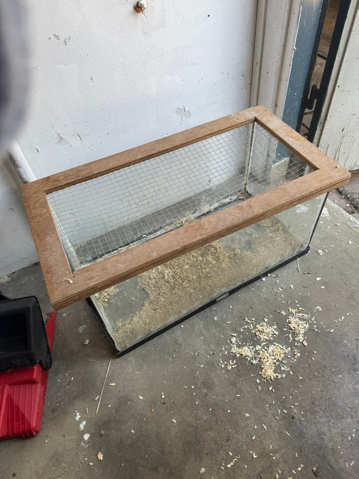 Aquarium voor knaag of vissen, Ophalen of Verzenden, Zo goed als nieuw, Hok, Minder dan 60 cm