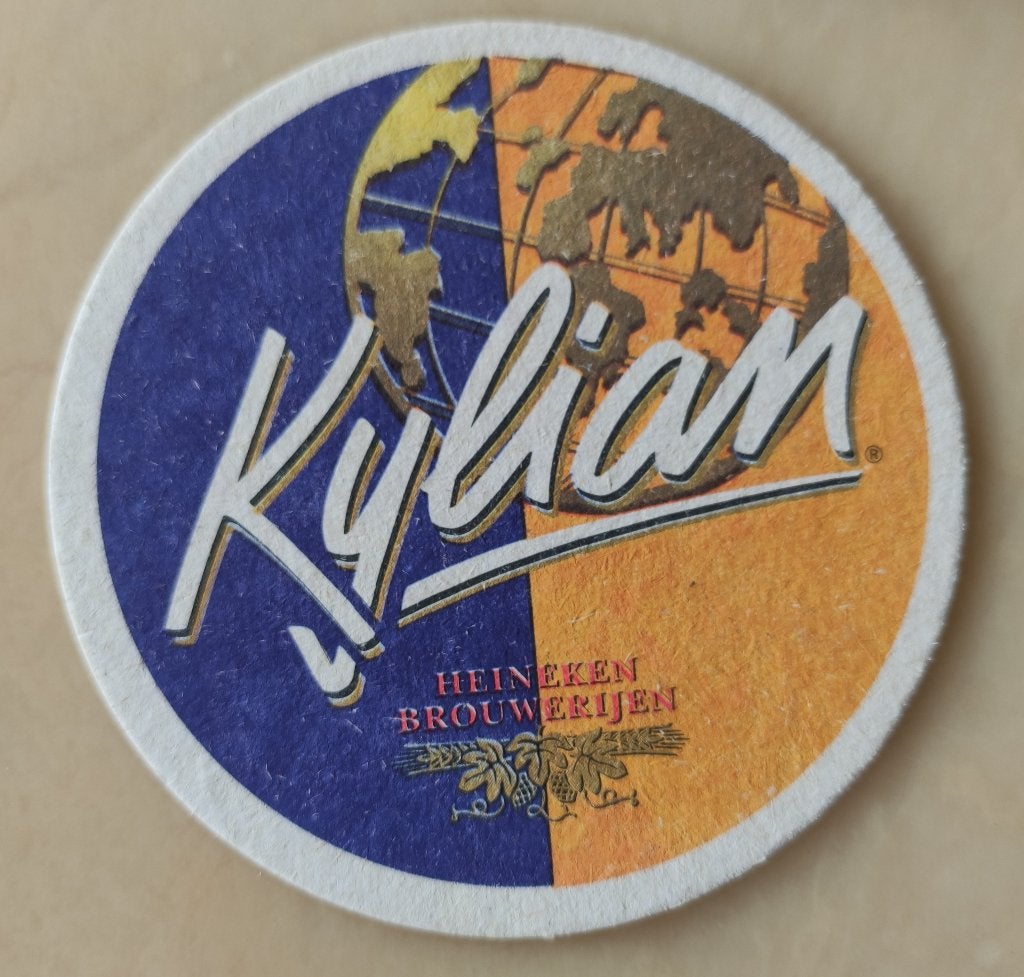 bierviltje Kylian van Heineken, Ophalen of Verzenden, Zo goed als nieuw, Viltje(s), Heineken