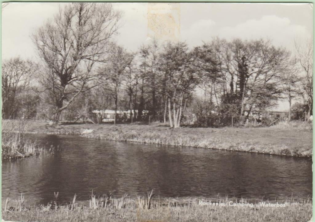 Rockanje (ZH) Camping waterbos ca. 1980 ., Verzenden, 1960 tot 1980, Gelopen, Zuid-Holland