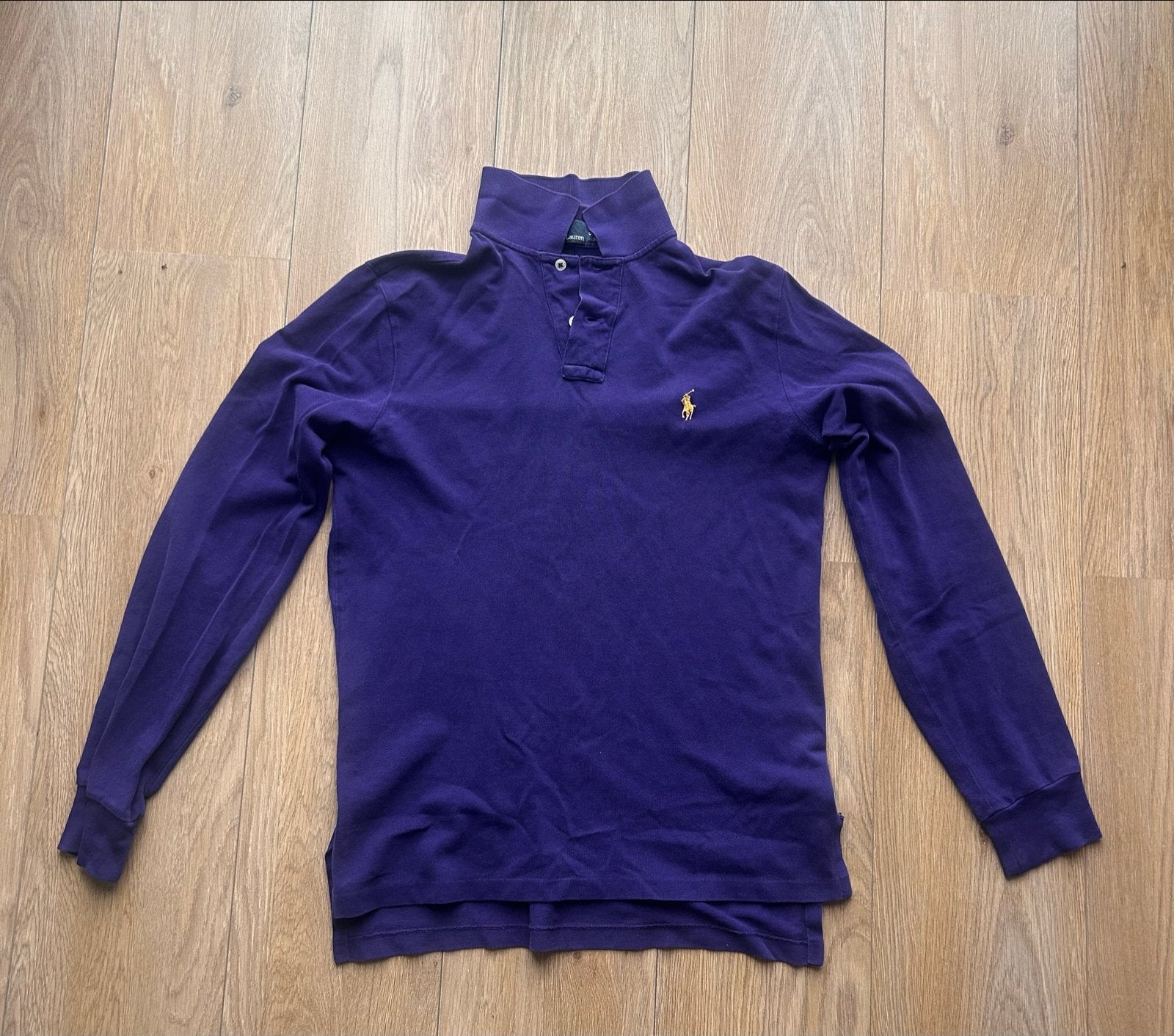 Polo Ralph Lauren Custom Fit Longsleeve Paars Maat S, Ophalen of Verzenden, Gedragen, Maat 46 (S) of kleiner, Paars