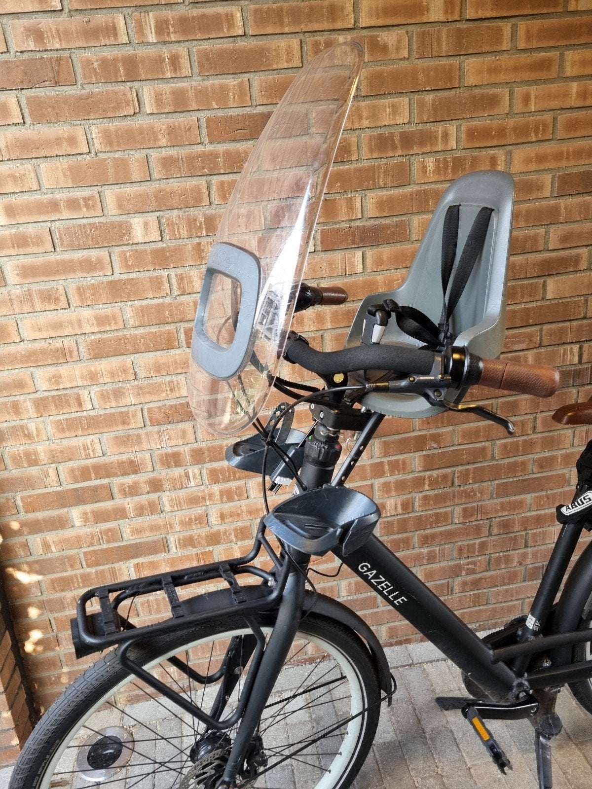 Bobike fietsstoeltje met windscherm, Ophalen, Gebruikt, Voorzitje, Bobike