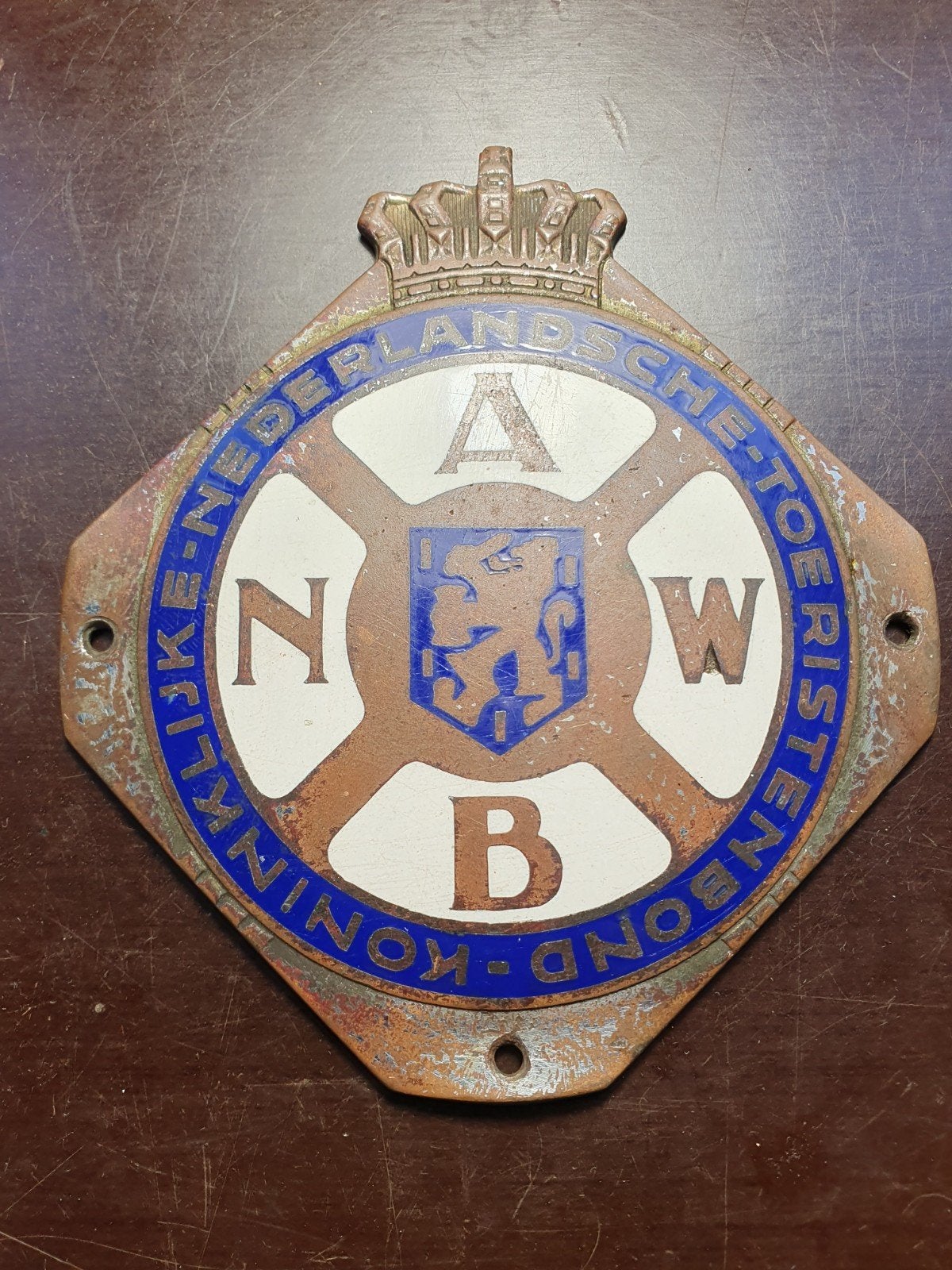 ANWB Embleem Schildje Badge, Ophalen of Verzenden