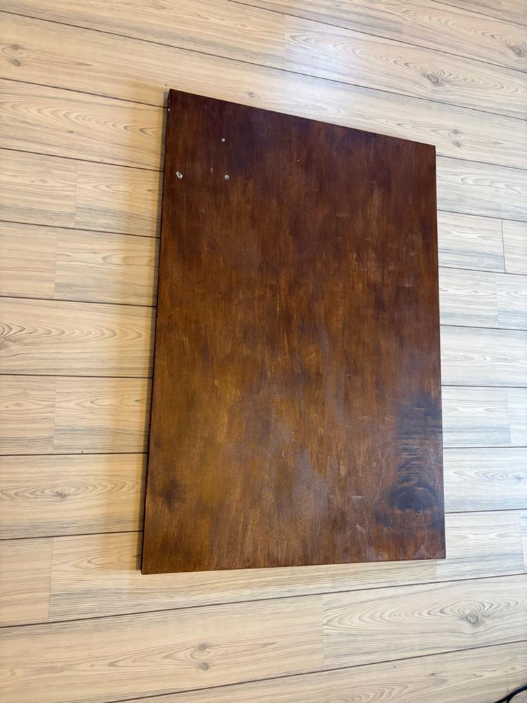 Houten plank - Bruin geverfd, Doe-het-zelf en Verbouw, Hout en Planken, Ophalen, Gebruikt, Minder dan 25 mm, Plank