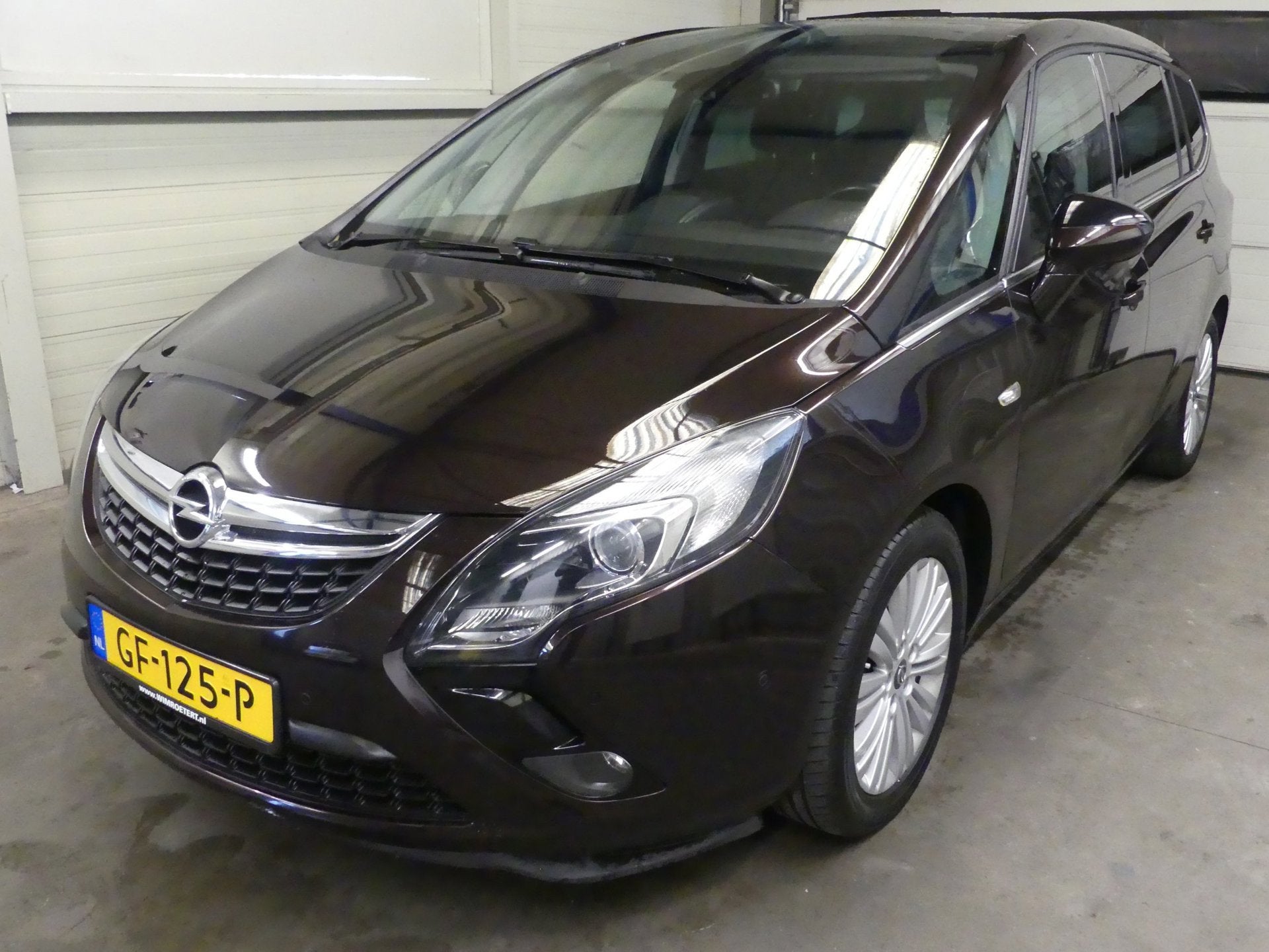 Opel Zafira Tourer 1.4 Business+ 7p. - Trekhaak - Cruise Con, Stof, Gebruikt, 4 cilinders, Bruin