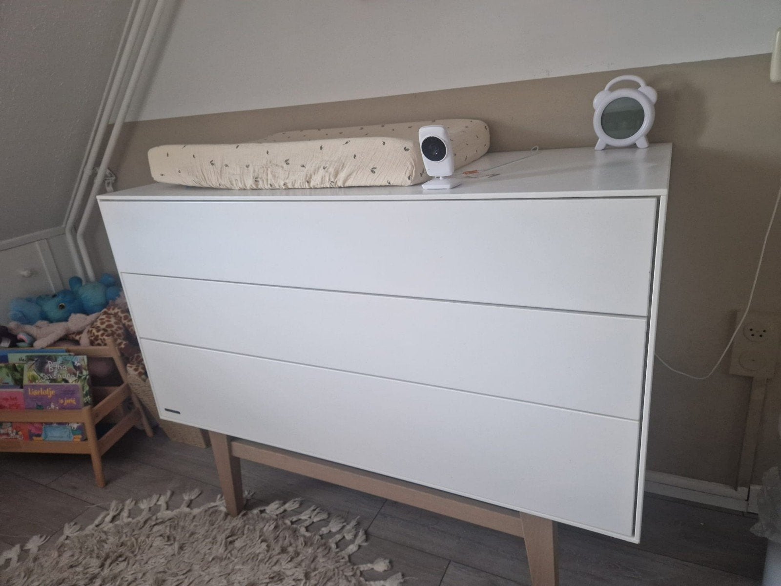 Kidsmill Noud Commode Wit, Kinderen en Baby's, Kinderkamer | Commodes en Kasten, Ophalen, Gebruikt, 50 tot 70 cm
