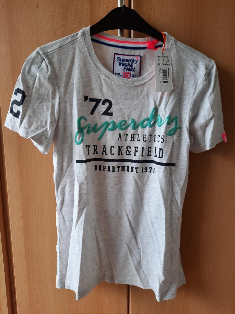 Superdry Track And Field T-Shirt size 36, Superdry, Nieuw, Ophalen of Verzenden, Korte mouw