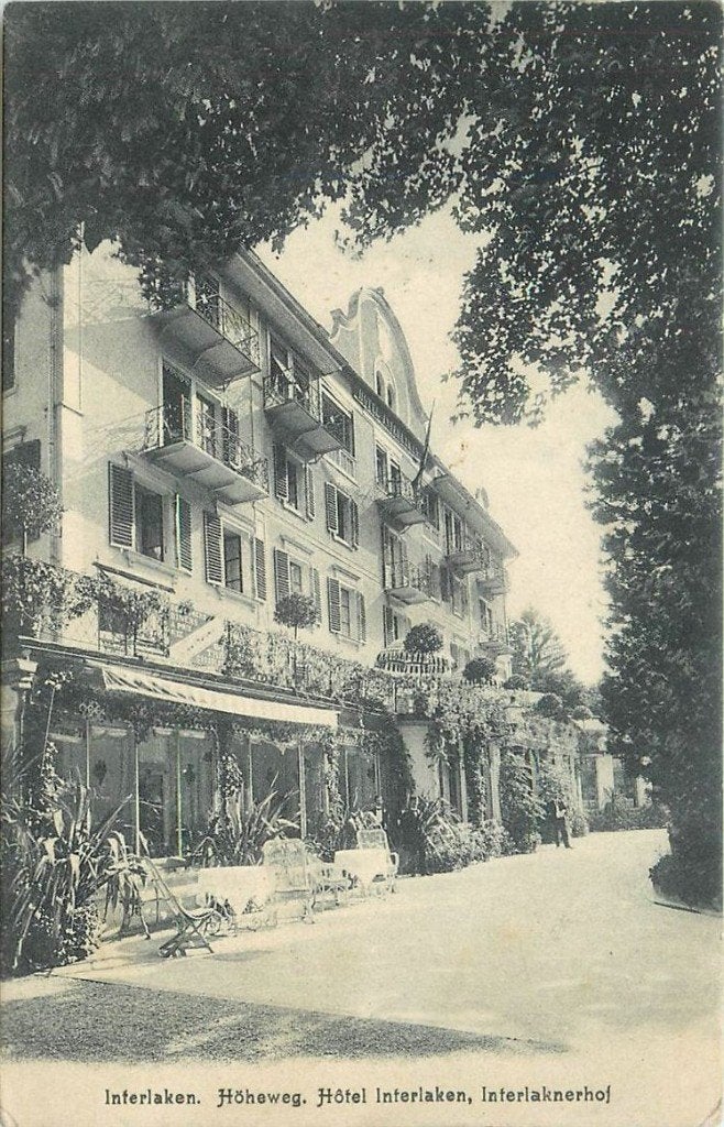 379-116-029 Interlaken Höheweg, Verzenden, Voor 1920, Overig Europa