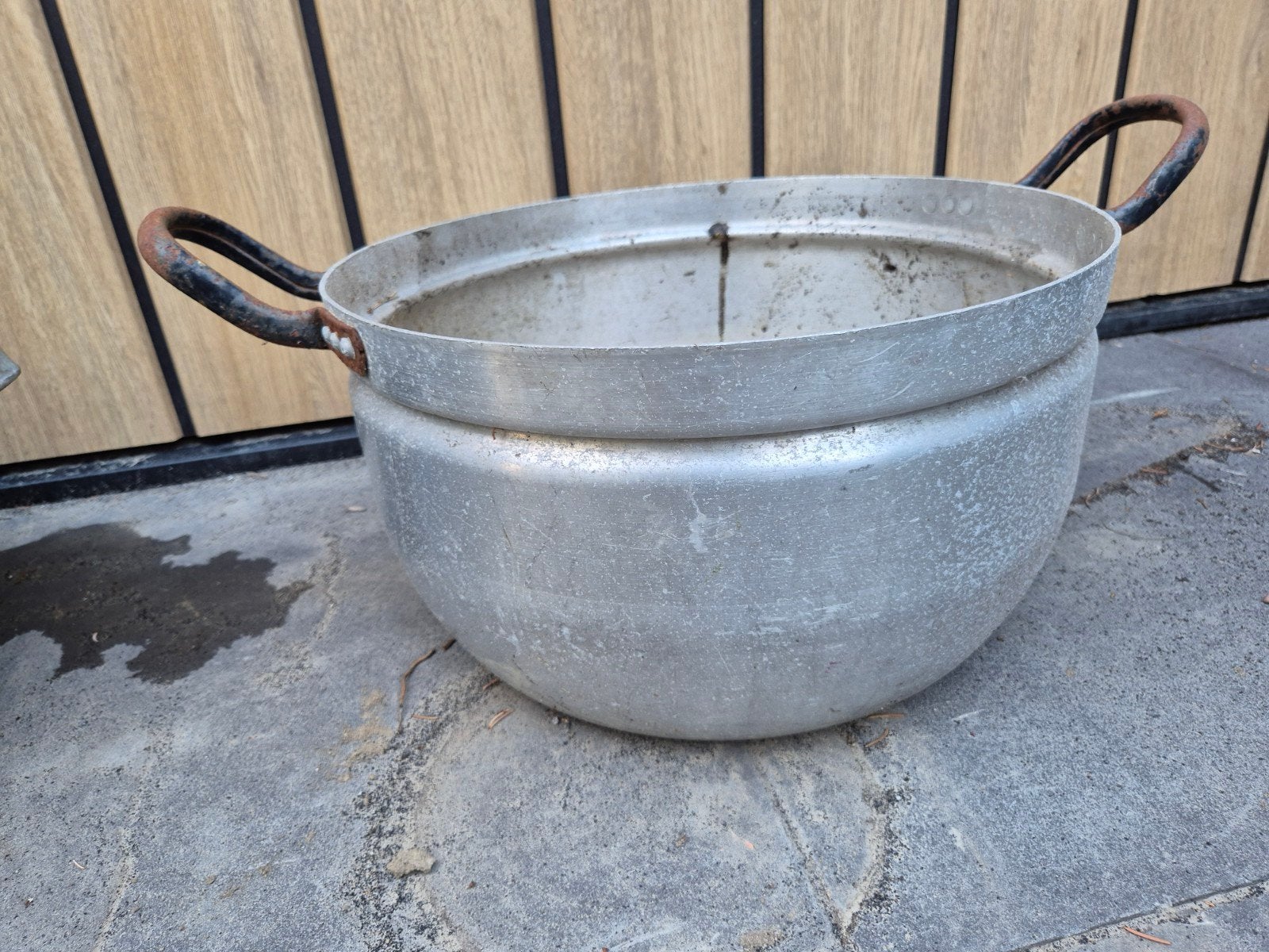 grote pot/pan, Tuin en Terras, Bloembakken en Plantenbakken, Ophalen of Verzenden, Rond, Steen