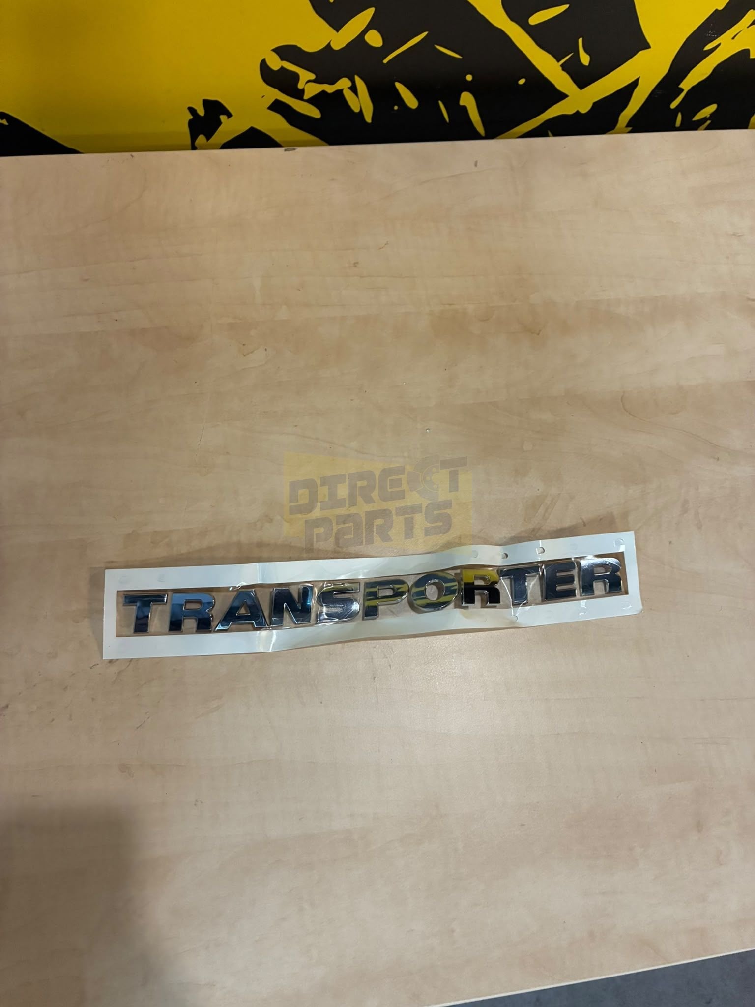 Volkswagen T5 II (10/09-7/15) embleem tekst ''Transporter'', -, Volkswagen, -, Nieuw