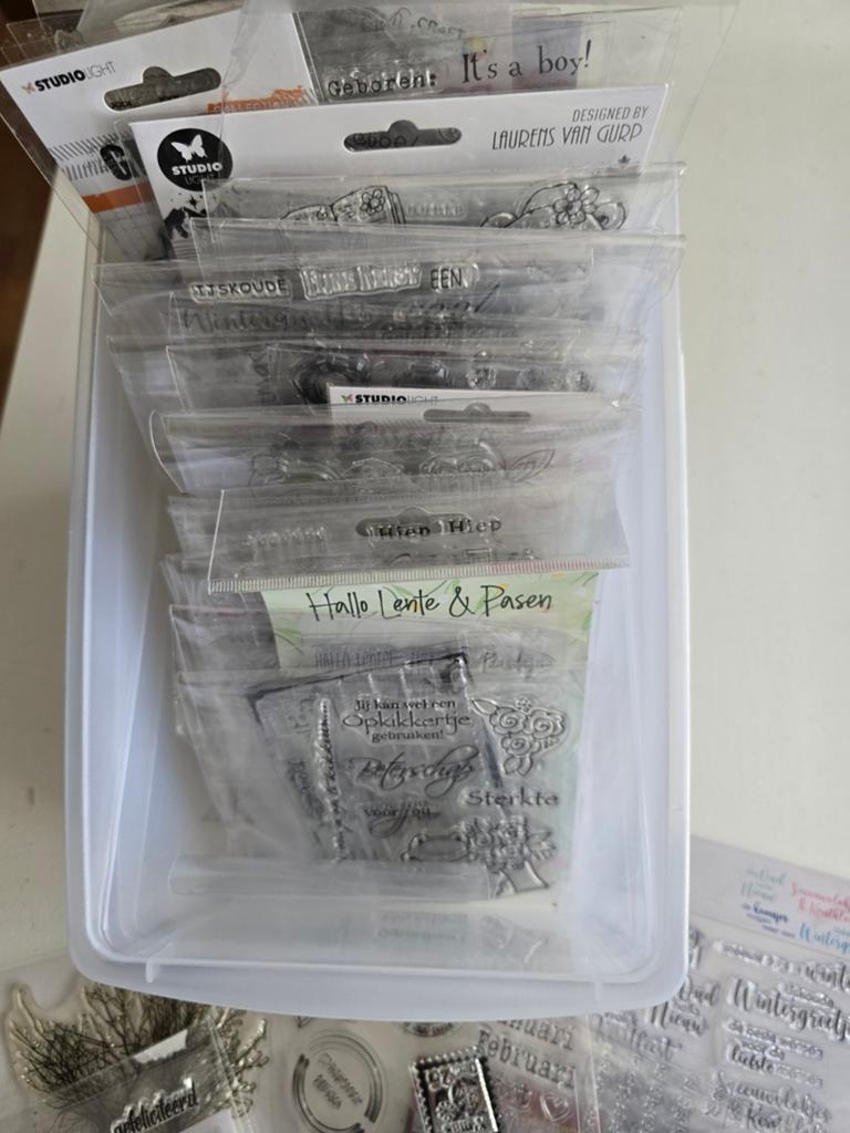 Stempels 40x, Ophalen of Verzenden, Zo goed als nieuw, Clearstamp