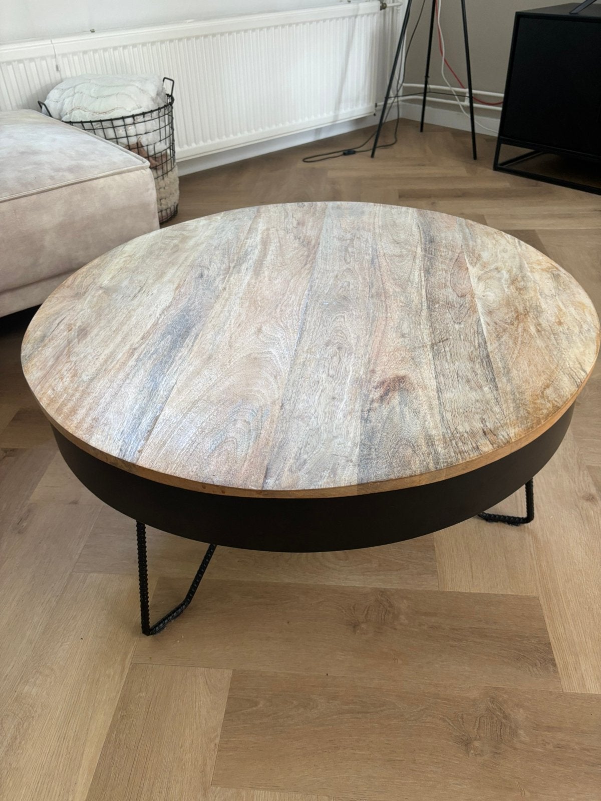 Salontafel, Huis en Inrichting, Ophalen, Gebruikt, 50 tot 100 cm, Rond