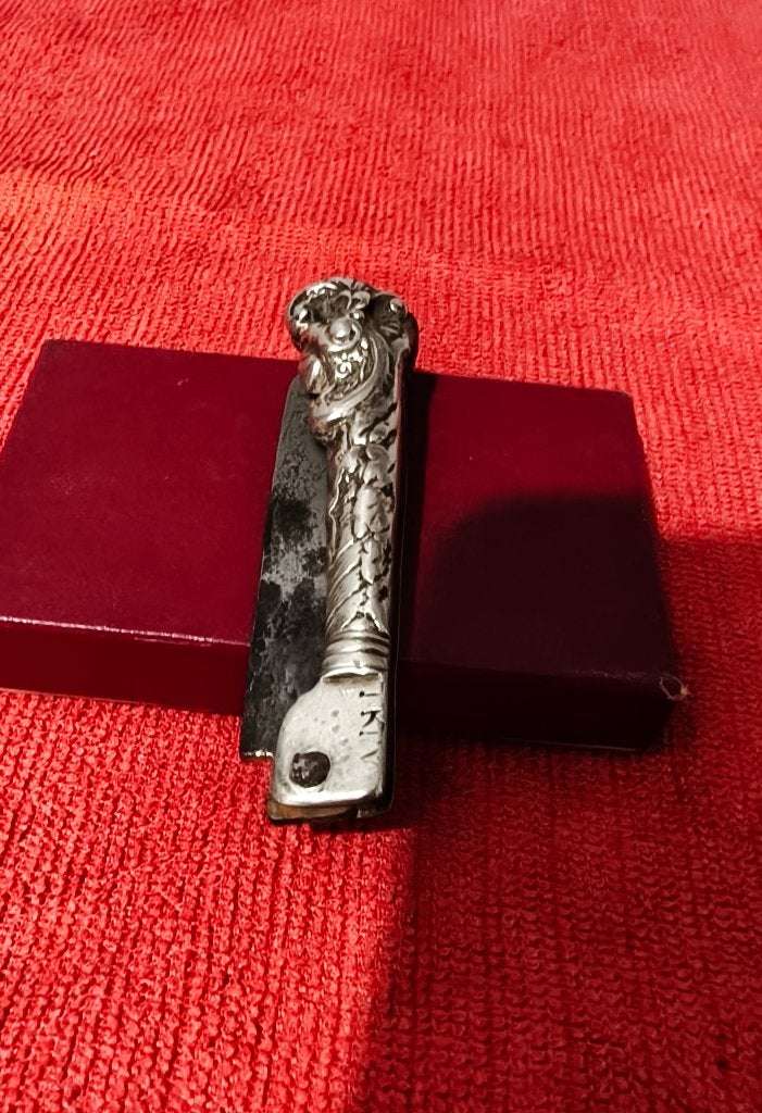 Fries zilver zakmes 1780, Antiek en Kunst, Ophalen, Zilver