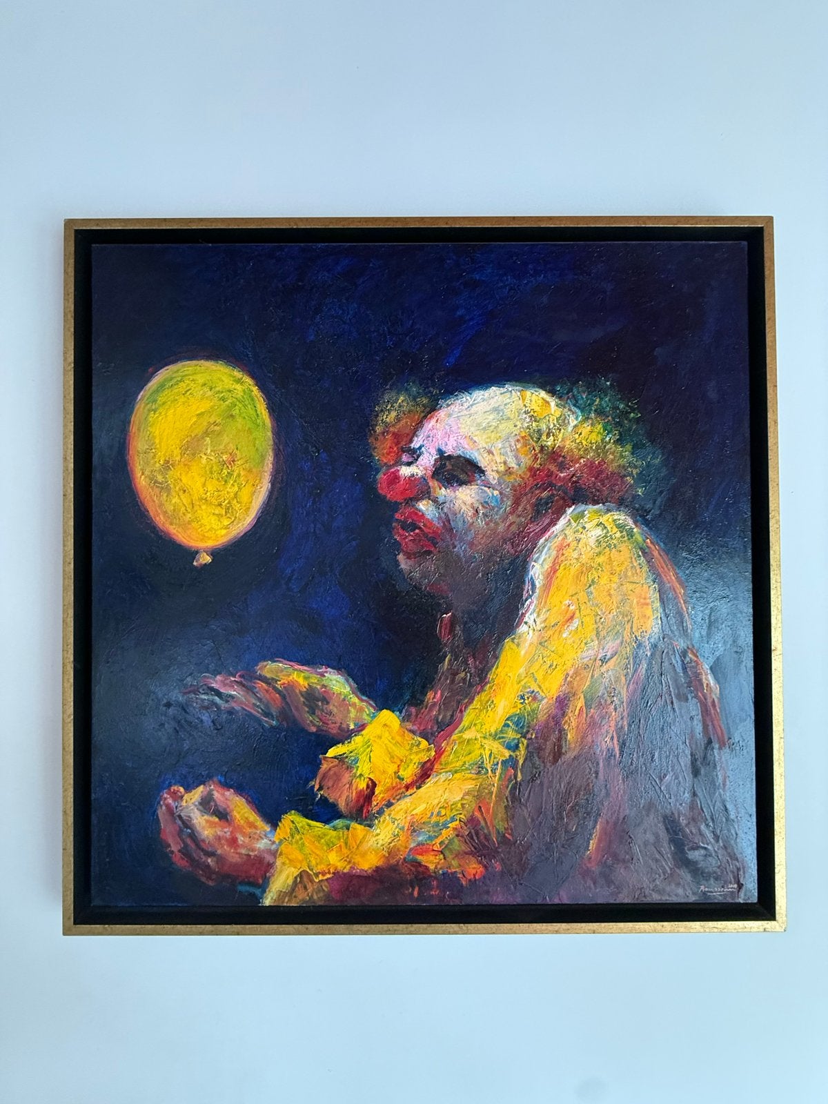Modern Schilderij 'Slava 26' van Rousseau Chrit, Ophalen, Figuren, Ingelijst, Olieverf